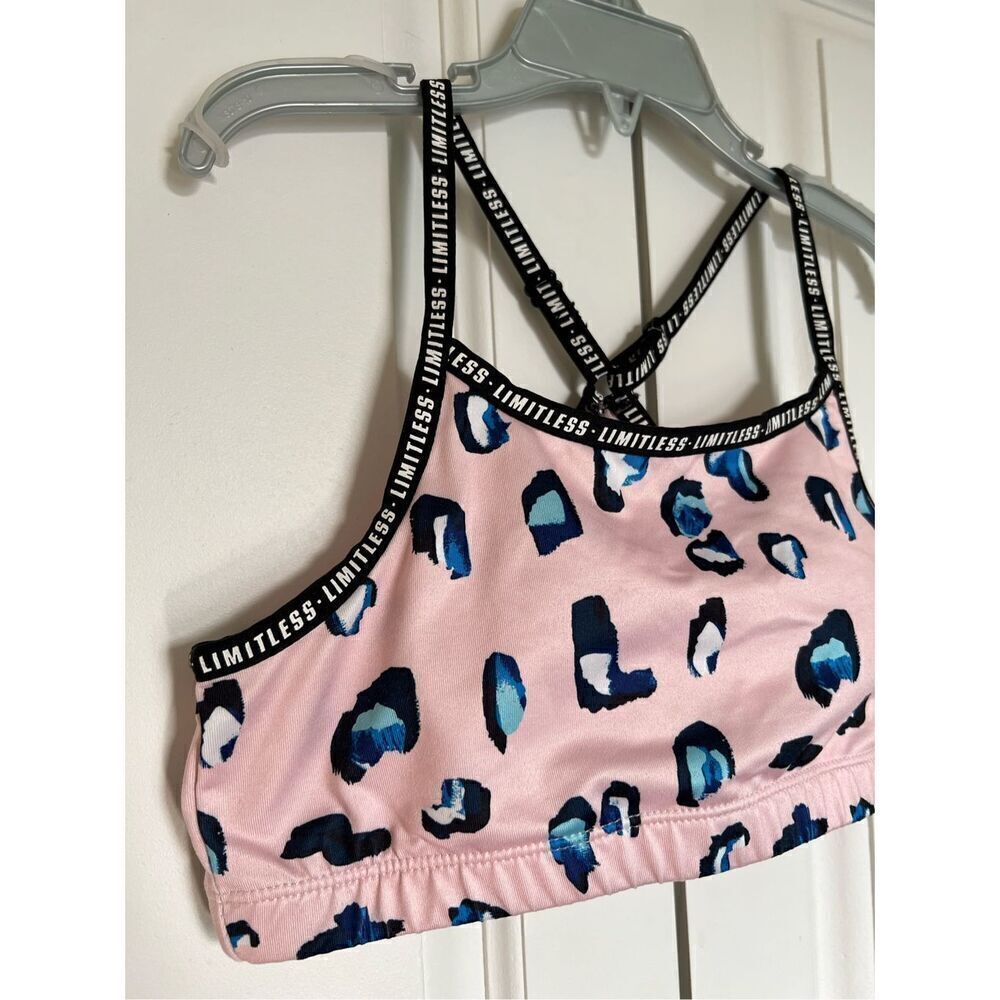 Ideology Pink & Blue 'Limitless' Leopard Bra - Picture 2 of 5